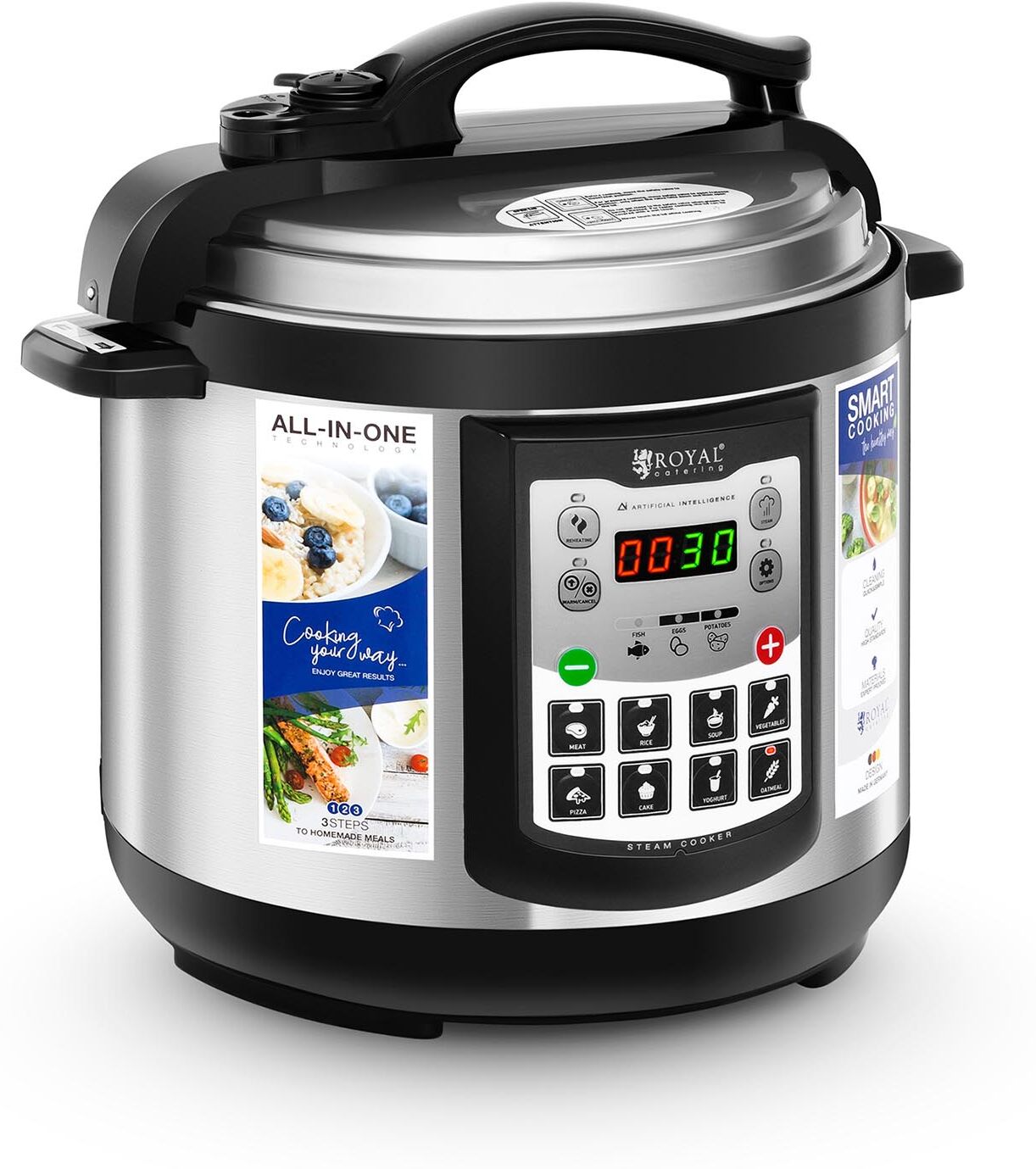 Royal Catering Multikocher - 4 Liter - 800 W