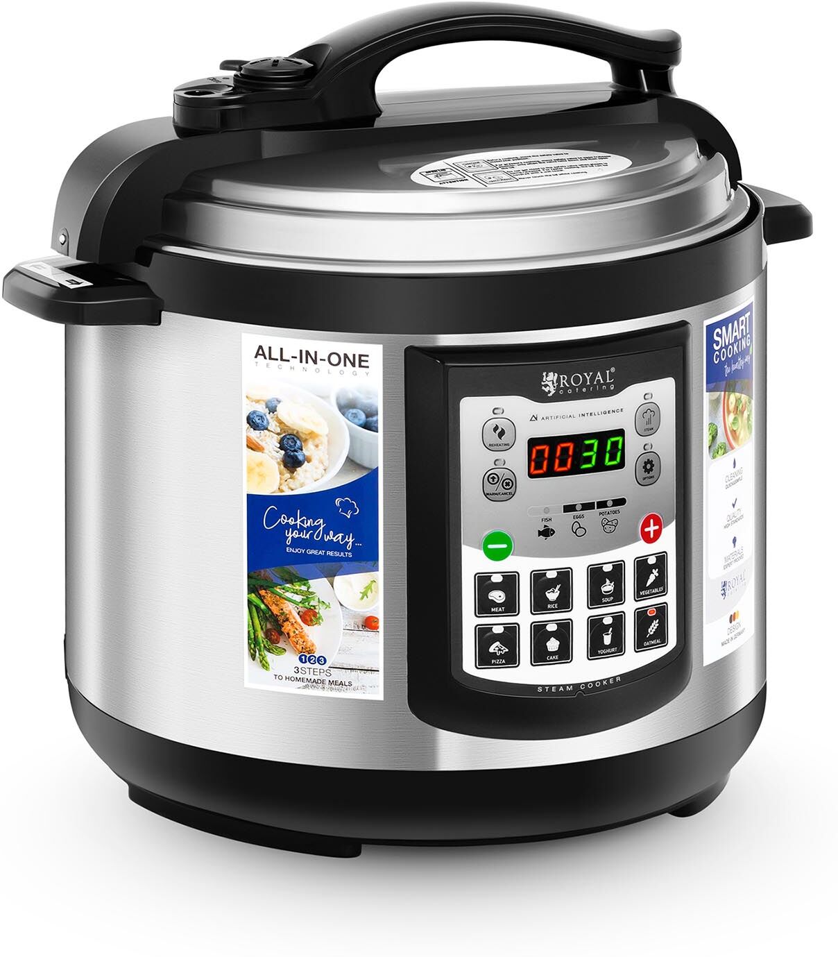 Royal Catering Multikocher - 5 Liter - 900 W