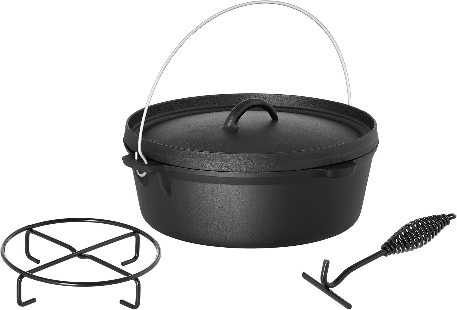 Royal Catering Dutch Oven mit Ständer - 6 Liter