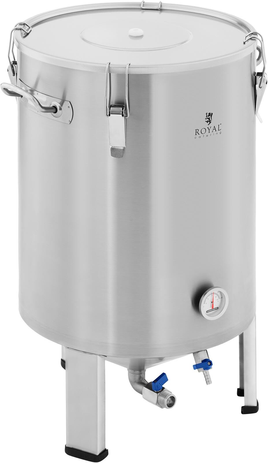 Royal Catering Maischekessel - 60 L - 0 - 40 °C - Edelstahl