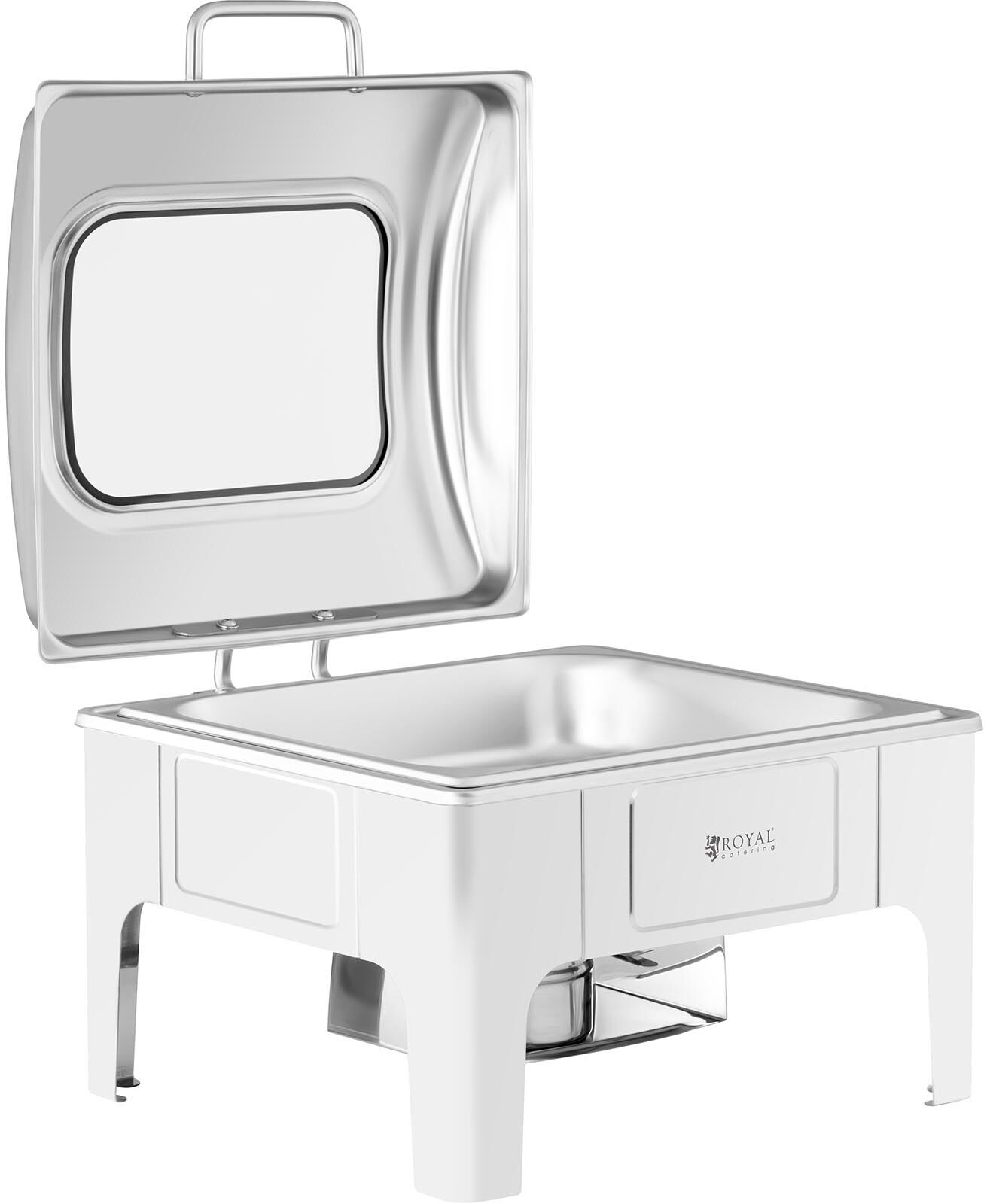 Royal Catering Chafing Dish - GN 2/3 - Royal Catering - 5,3 L - 1 Brennstoffzelle - Sichtfenster