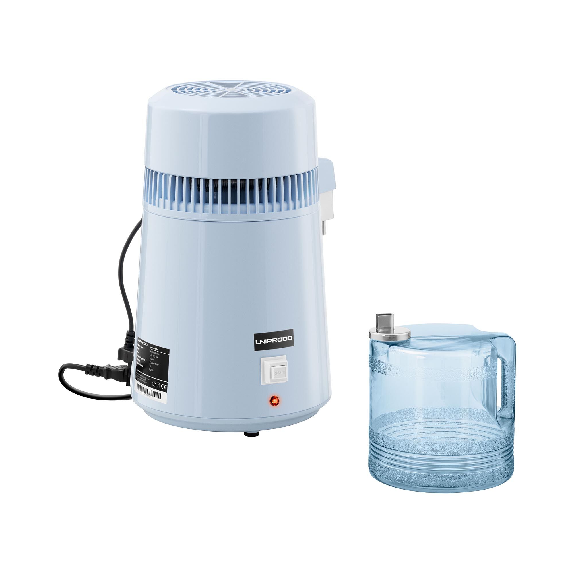 Uniprodo Destilliergerät - Wasser - 4 L