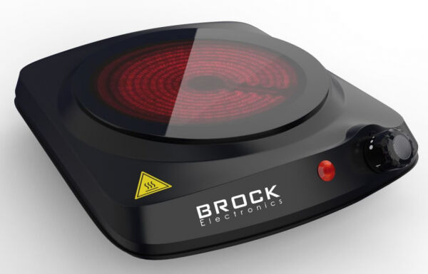 Brock EP 200 WH - Infrarotkochplatte - 1200 Watt