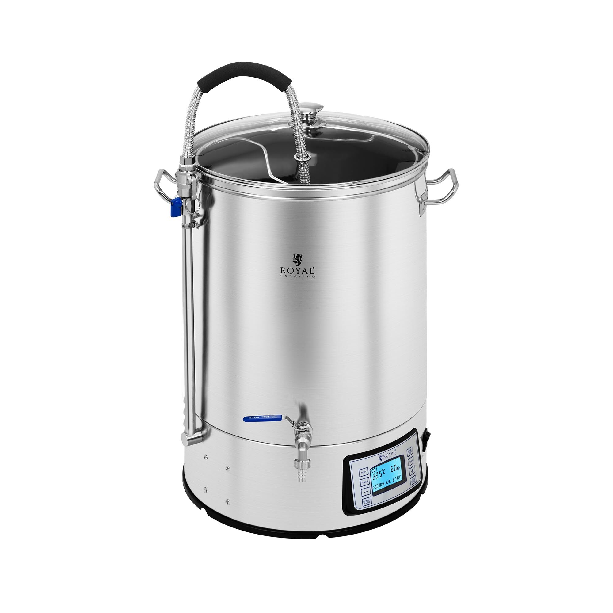 Royal Catering Kotel na vaření piva - 40 l - 2.500 W RCBM-41N