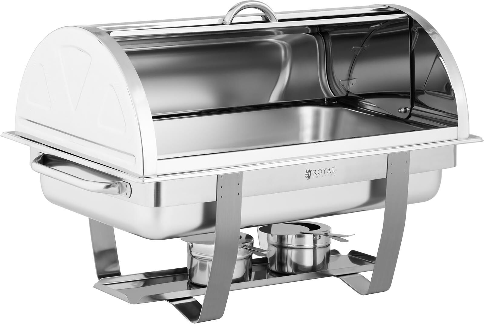 Royal Catering Chafing dish - GN 1/1 - Royal Catering - 8,5 l - 2 x palivový článek - úzký podstavec RCCD-RT1_9L