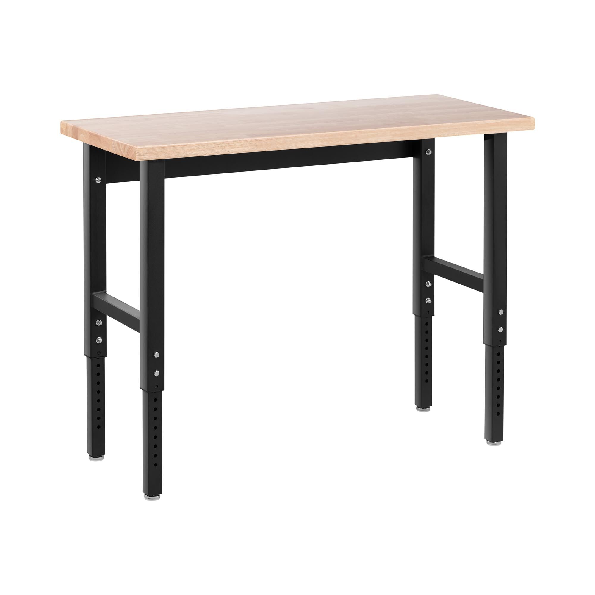 MSW Dílenský pracovní stůl - 122 x 51 cm - výškově nastavitelný v rozmezí 72,5–106,7 cm - 680 kg MSW-WBHD-01
