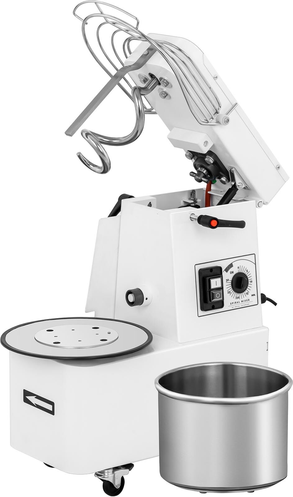 Royal Catering Teigknetmaschine - 10 L - 35 kg/h - 370 W - Kippkopf 10011791