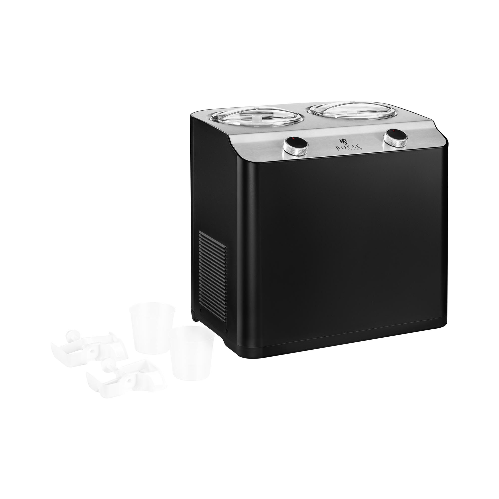 Royal Catering Eismaschine - 250 W - 2 x 1,2 l 10011817