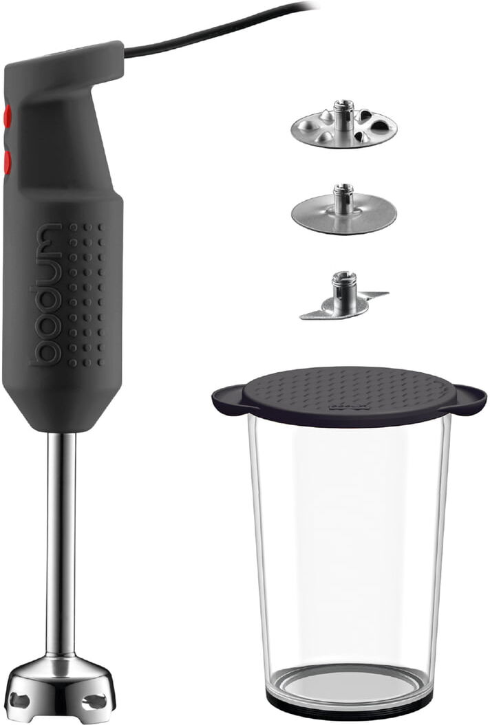 Bodum - Bistro Stabmixer mit Zubehör, schwarz