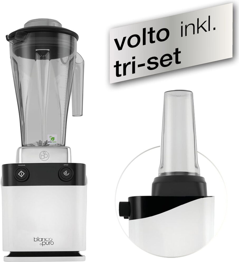 Bianco - Volto Standmixer inkl. Tri-Set, weiß