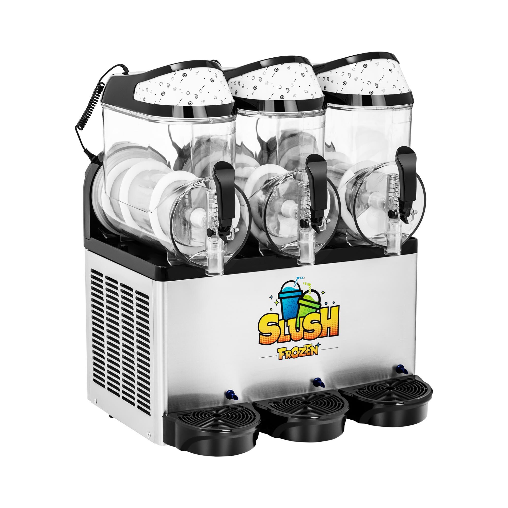 Royal Catering Slush ice-maskine - 3 x 10 l - LED