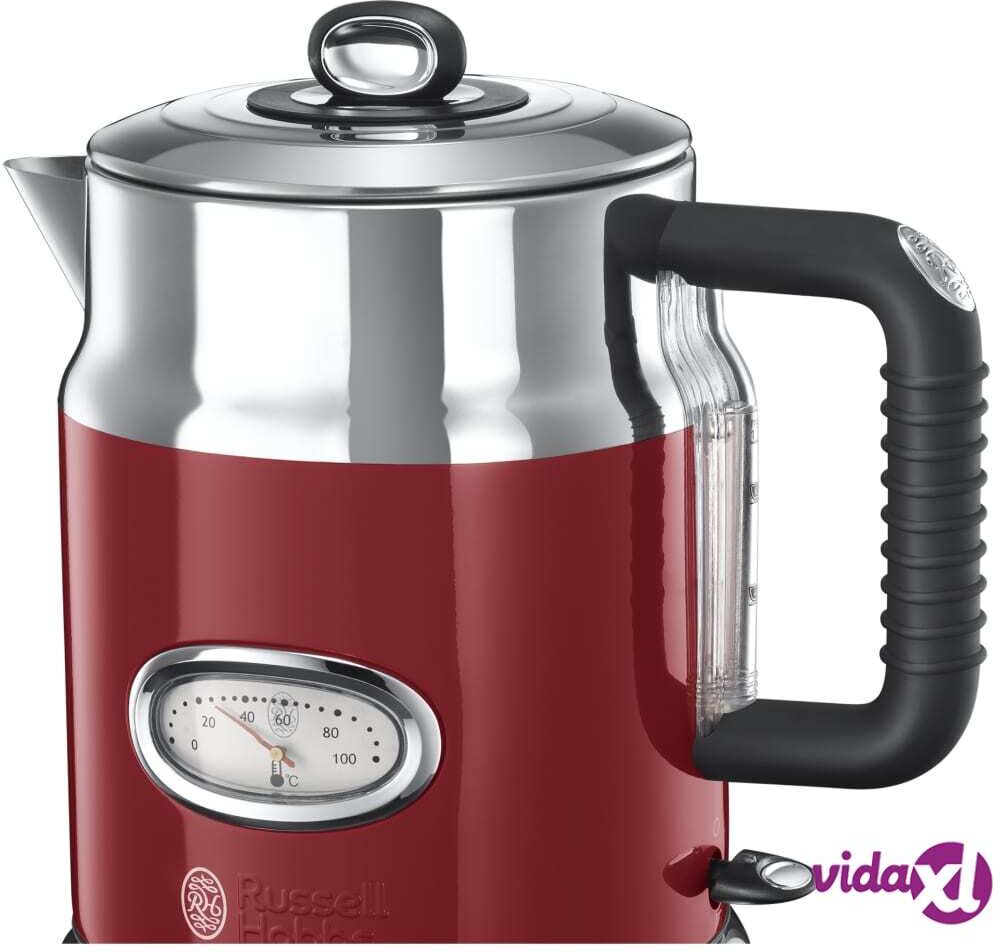 Russell Hobbs Vedenkeitin Retro punainen vedenkeitin 1.7l