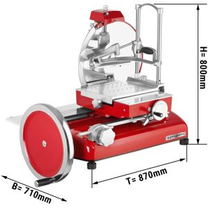 GGM Gastro - Machine a volant Rustique - Couteaux : Ø 370mm - Rouge