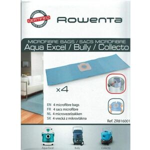 Sacs Microfibre (X4) Pour Aspirateur Gamme Aqua Excel, Bully & Collecto Rowenta - Publicité