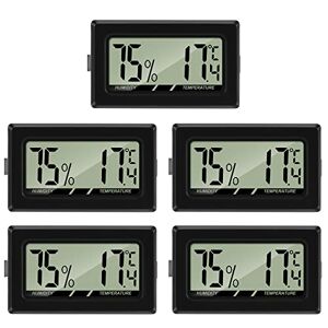 Reptiles Thermomètre Numérique Hygromètre LCD Jauge de Température et  Humidité pour Terrarium Animaux Domestiques Incubateur, Réservoir