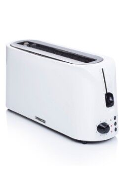 Princess Long Slot Toaster broodrooster 1-slot 142330 - Wit