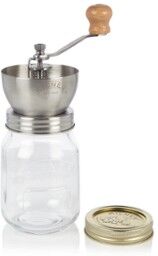 Kilner Koffiemolen 0,5 liter - Zilver