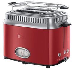 Russell Hobbs Retro Ribbon broodrooster 2-slots - Rood