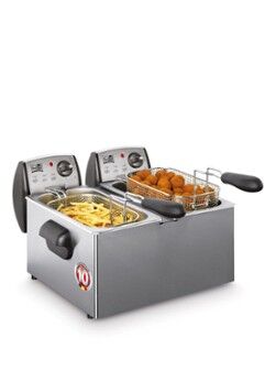 Fritel Duo friteuse FR1850 141056 - Roestvrijstaal