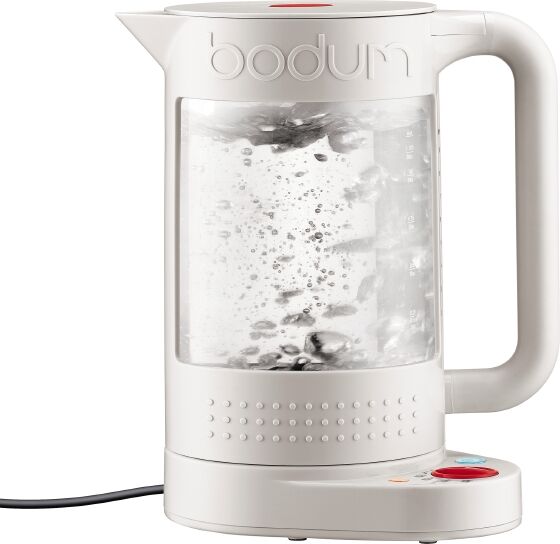 Bodum BISTRO Dubbelwandig waterkoker met temperatuur regelaar, 1.1 l Gebroken wit