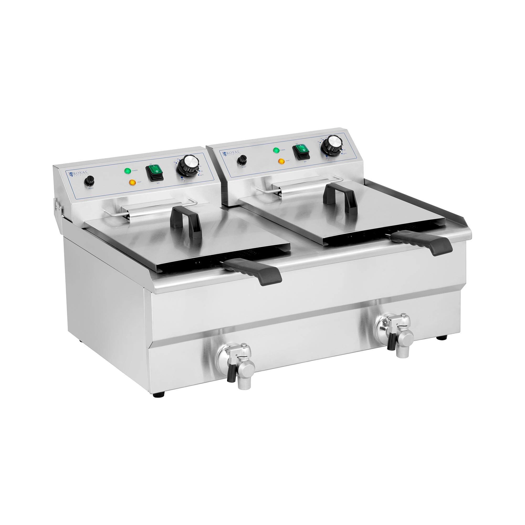 Royal Catering Elektrische friteuse - 2 x 16 L - Royal Catering - 230 V RCPSF 26ETH
