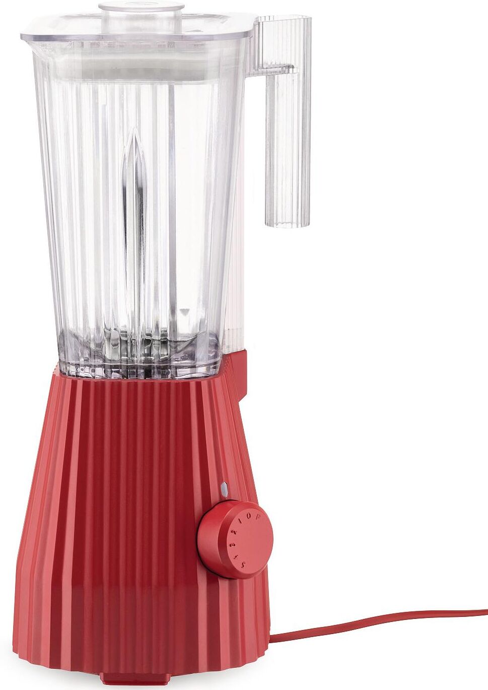 Alessi Plissé blender rood