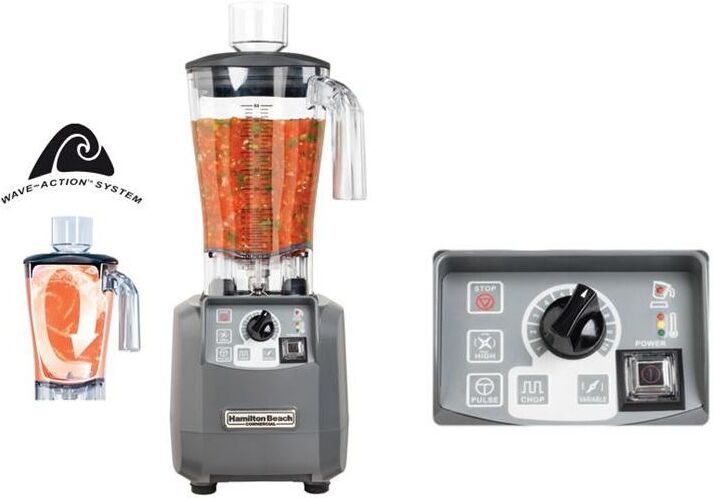 Hamilton Beach FOOD Blender Hamilton Beach TOURNANT, 750W, MET POLYCARBONAAT SCHENKKAN 1,8 L