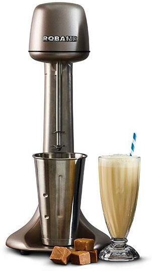 Roband MILKSHAKE MIXER - METALLIC INCL. 1 RVS BEKER 710ML - 2 SNELHEDEN