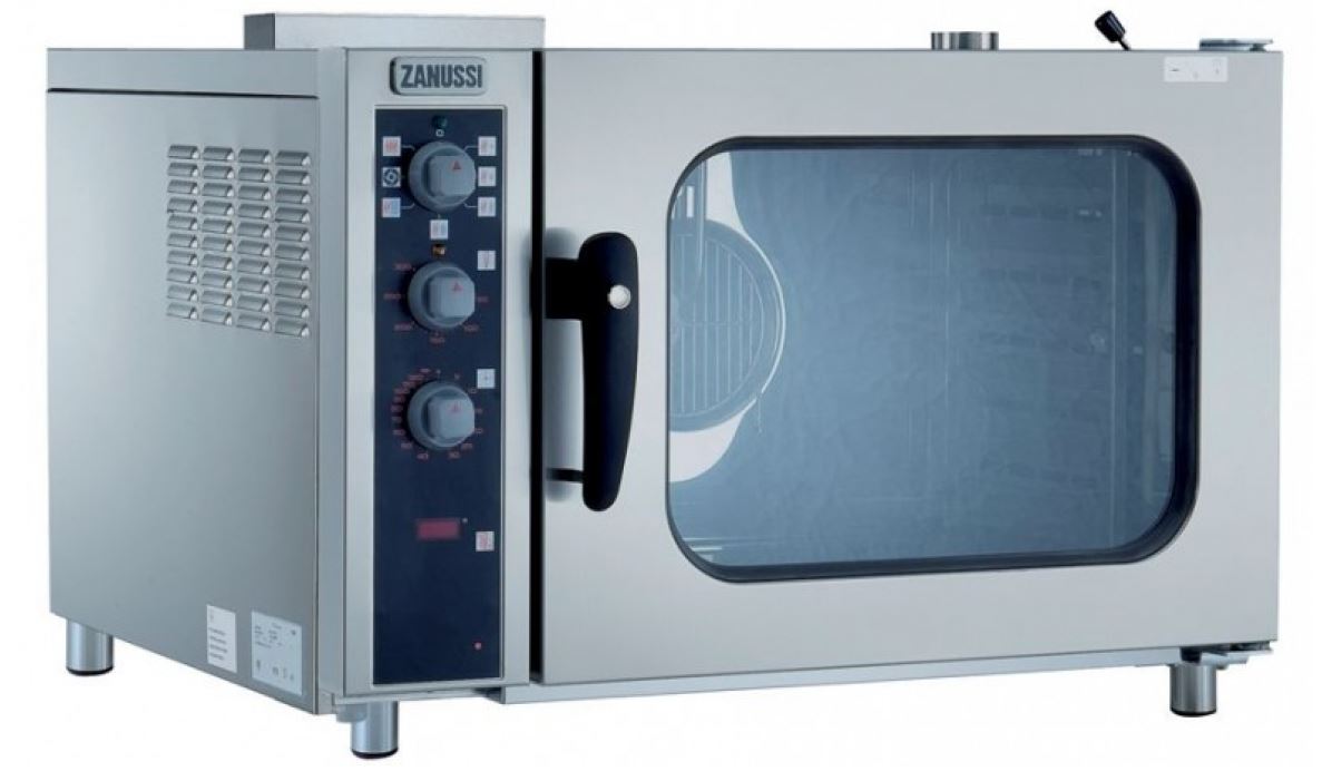 Zanussi Heteluchtoven, Zanussi GK / 6x GN 1/1, B86xD75xH70cm, Gas/8,5kW