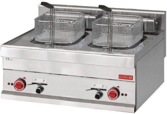 Gastro M Friteuse Gastro M, elektrisch,  2x10L, 70(b)x28(h)x60.5(d), 400V/15kW