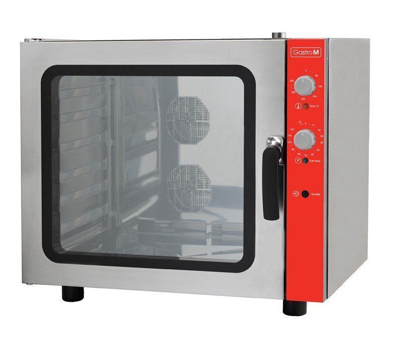 Gastro M Heteluchtoven Gastro M, vochtinjectie, 6x 600x400mm, 83(b)x71(h)x71(d), 400V/7700W