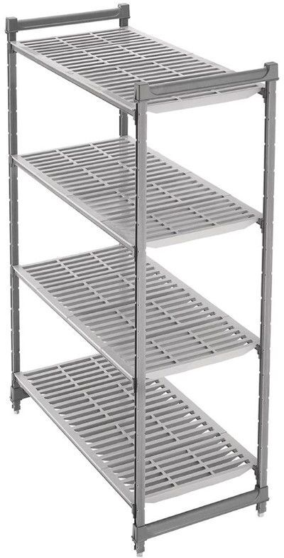 Cambro stelling 183cm hoog 4 planken - 54cm diep - 157,5cm breed