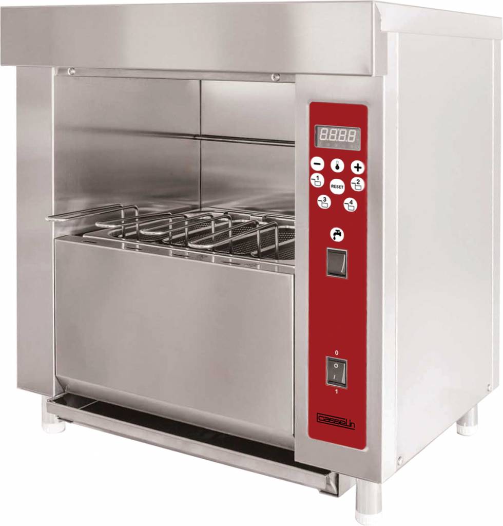 Casselin Pastastation Casselin, 8L, 52x60(h)x34xcm, 230V/3,2kW, 4 mandjes