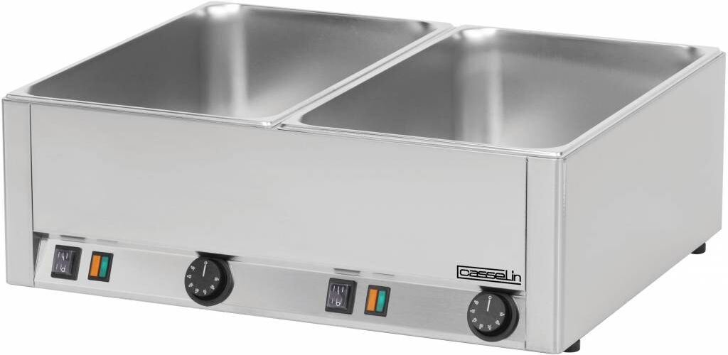 Casselin Bain Marie Casselin, dubbel, 2xGN 1/1, 150mm diep, 230V/3000W