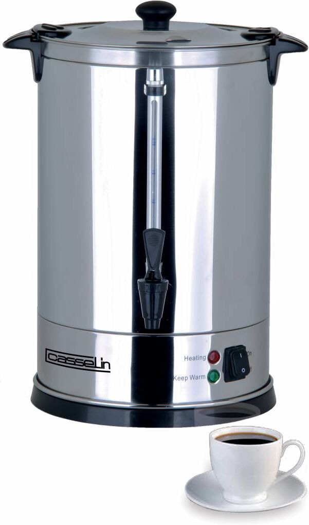 Casselin Percolator Casselin, 48 kopjes, RVS, 6.8L, 21Øx37(h),(d), 230V/950W