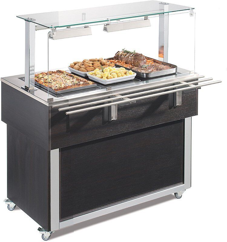 Nordcap Buffet eiland Nordcap, met Warmhoudplaten, 114(B) X 129(H) X 65(D), 230V/3x 285W