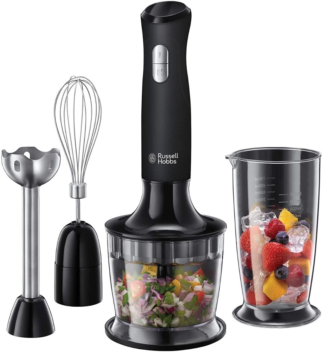 Russell Hobbs Stavmikser Russell Hobbs 3 i 1, matt sort 500W