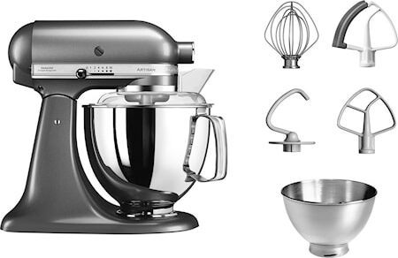 KitchenAid Artisan 175 Kjøkkenmaskin 4,8 liter Grafit Metallic 5KSM175PSEMS