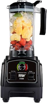 Raw Blender X 1000 1,3HP 1,2 l Svart