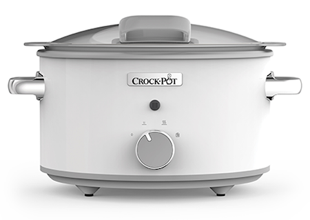 Crock-Pot Slowcooker 4,5 L DuraCeramic Manuell hvit