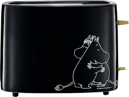 Moomin New Nordic Keramisk Brødrister Mummitrollet Svart