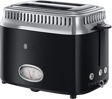 Russell Hobbs Brødrister 2 skivers Retro Svart