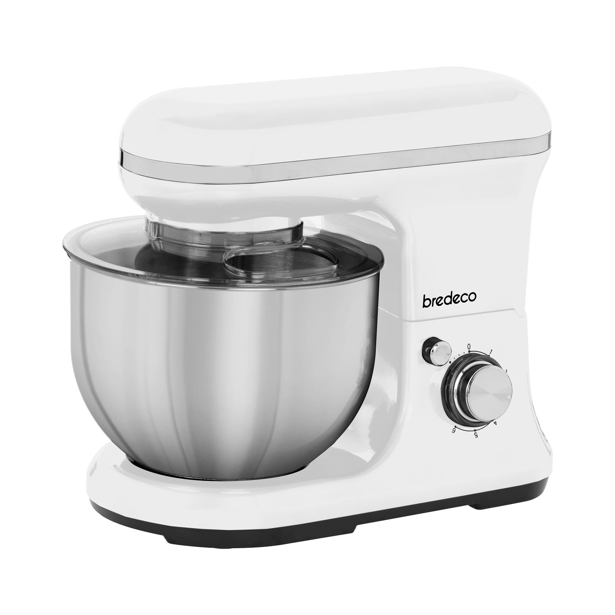 bredeco Kjøkkenmaskin 1,200 W - 5 L sølv 10080045