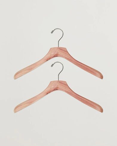 Care with Carl 2-Pack Cedar Wood Jacket Hanger