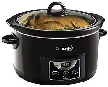 Sony Ericsson Crock-Pot 4,7L Timer, svart