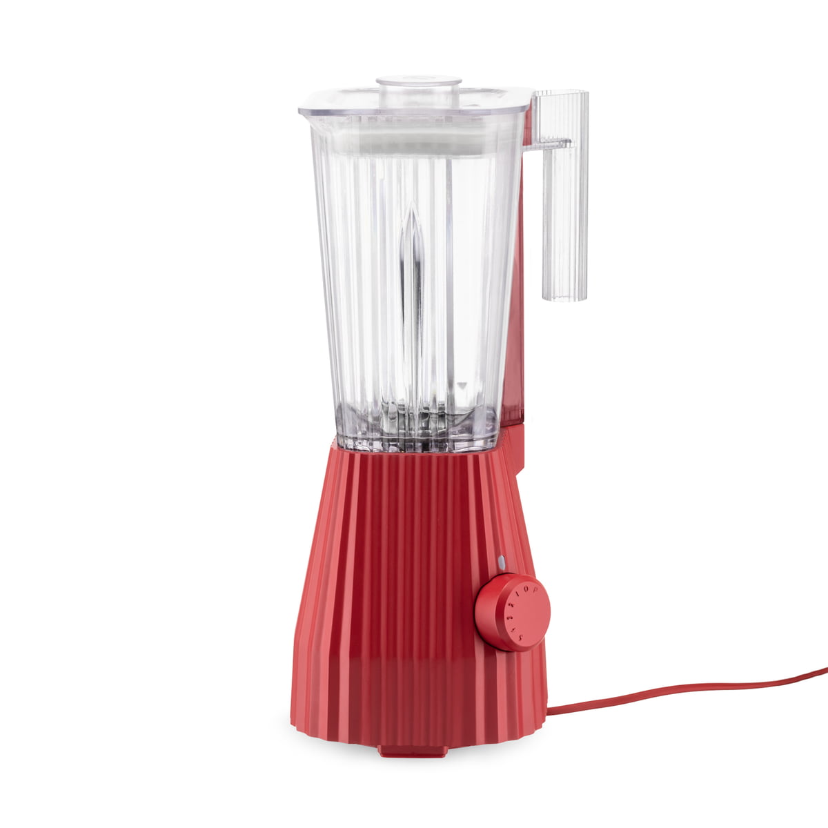 Alessi - Plissé Standmixer, rot