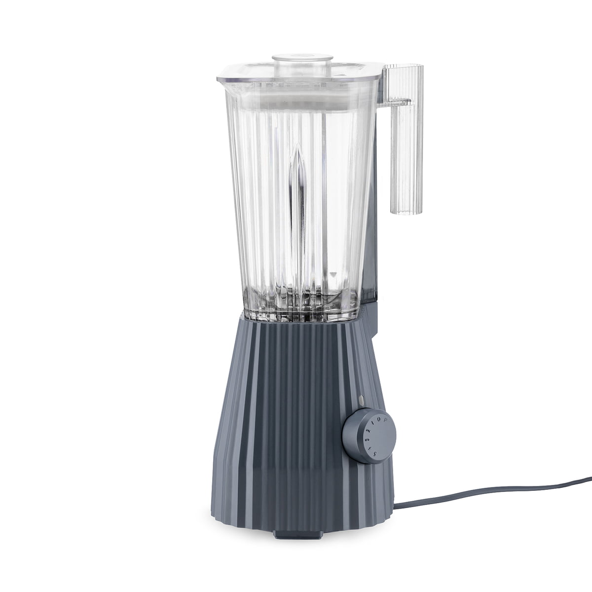 Alessi - Plissé Standmixer, grau