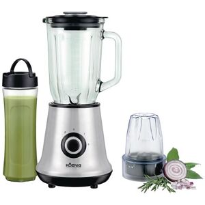 KOENIG Standmixer »Set Kompakt«, 450 W schwarz/schwarz/transparent