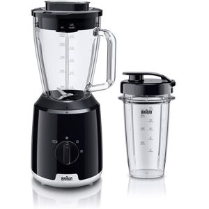 Braun Standmixer »PowerBlend 1 JB1051BK«, 600 W schwarz/transparent