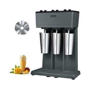 VEVOR Pro Drink Mixer Getränkemixer 1125 W 820 mL Einkopf-Milchshakemaschine, 3 Drehzahl Einstellbar 15000 / 18000 / 21000 U/min, Edelstahlbecher Milk- & Proteinshake, Getränkemixer, Cocktail